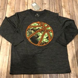 BN Boys XL Tek Gear Camo Basketball Shirt